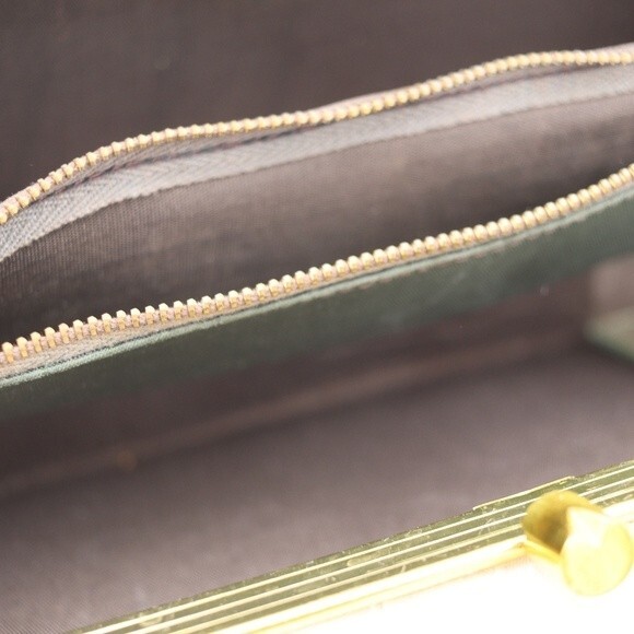 Vintage White Frame Abstract Patterned Box Purse 1960s - Picture 4 of 15